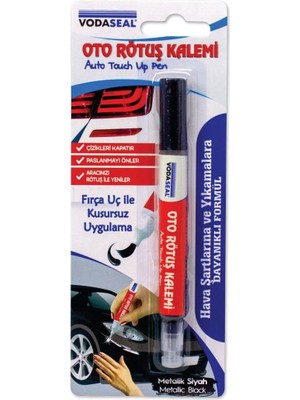 Toptan Bulurum Vodaseal Oto Rötuş Kalemi Metalik Siyah 5 ml