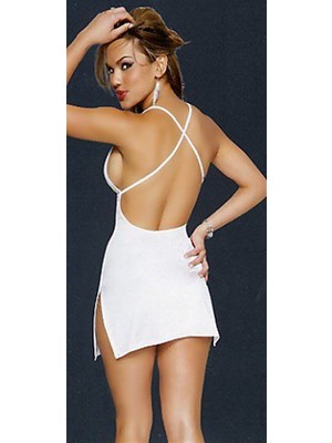 Pileli Store Pilelistore BR03105 Arkası Çapraz Yırbrfaçlı Gecelik