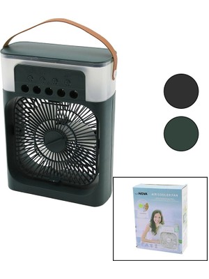 Go İthalat Hava Nemlendirme - Fan - Gece Lambası Masa Üstü Ultrasonik Vantilatör 360 Derece USB Şarj 3kdm Hız (5468)