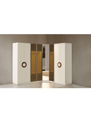 Lisboa Gardrop - Köşe Dolaplı