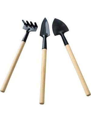 Toptan Bulurum 3 Parça Mini Bitki Hobi Seti  Bahçe Saksı Sukulent  Bakım Çapatırmıkkürek