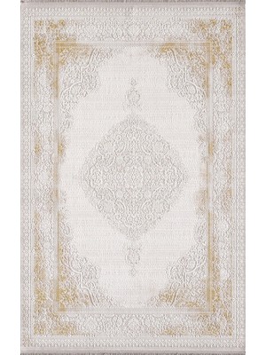 Halı Sepeti Artemis Halı Dior 02517C Altın Krem Halı Yumuşak Dokulu Salon Koridor Mutfak Yatak Odası Halısı