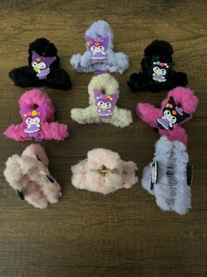 Gülümse Gel 2 Adet Mandal Toka Kuromi My Melody Kıskaçlı Toka Kawai Japon Y2K Kpop Kore