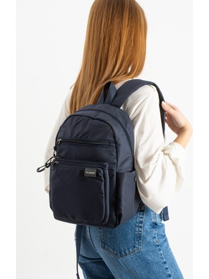 VB Collection Unisex Su Geçirmez Paraşüt Kumaş Çok Gözlü Sırt Çantası