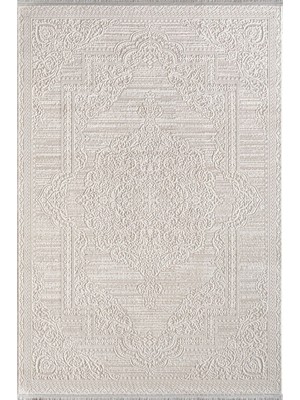 Halı Sepeti Artemis Halı Lia 01132B Krem Gri Halı Yumuşak Dokulu Salon Koridor Mutfak Yatak Odası Halısı