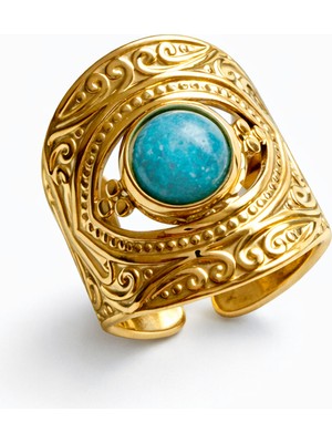 Venüs Design Çelik Vintage Yüzük (Ayarlanabilirdir)