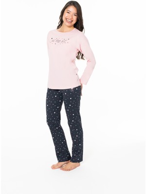 U.s. Polo Assn. 20140 Kadın Pembe Pijama Takım