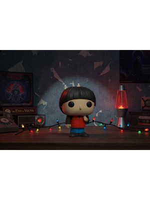 Antilop Retro Kız Figürü 3D Baskı Dekoratif Biblo | Karanlık Tema Ilhamlı | Masa & Raf Dekoru | El Yapımı Tasarım Figür