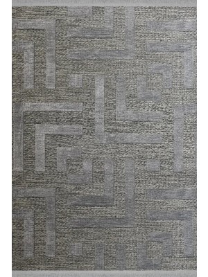 Halı Sepeti Decoser Hereke 058 Koyu Gri Hav Toz Vermez Salon Halısı Kesme Halı Yolluk