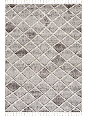 Halı Sepeti Enti Bukle 1411 Krem Iskandinav Halı Kesme Yolluk Salon Halı Koridor Oturma Odası Halısı