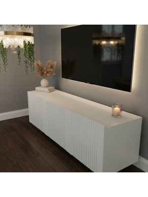 Mdflam Luna Tv Ünitesi&konsol 160X36X55H cm