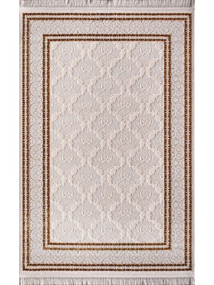 Halı Sepeti Artemis Halı Vanessa 06151I Gri Gold Halı Yumuşak Dokulu Salon Koridor Mutfak Yatak Odası Halısı