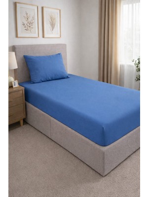 Bumefa %100 Pamuklu Tek Kişilik Lastikli Çarşaf Seti