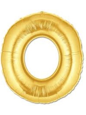 Homevia O Harf Folyo Balon Altın Renk 40 Inç