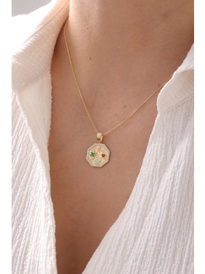 Yavuz Kuyumculuk 14 Ayar Altın Tılsım Şans Kolye