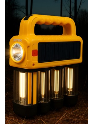 River World Işıldak Projektör Taşınabilir Solar