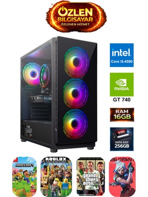 Özlen Xs1 - I5 4590 | 16GB Ram | 256GB SSD | Gt 740 4gb Oyuncu Masaüstü Bilgisayarı