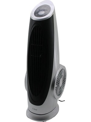 Go İthalat Kiwi KFAN-7690  Kule Tipi   Turbo Fan Vantilatör   Kumandalı - Dokunmatik Ekran  130W   3 Kademe Hız   Y: 75CM (5468)