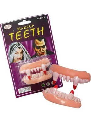 Homevia Çift Damak Yumuşak Vampir Dişleri 1 Çift
