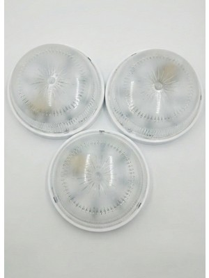 Genel Glop Tavan Armatür 3 Adet Dekoratif Porselen Duylu 1.kalite Ekonomik Banyo-Wc-Balkon-Antre-Koridor