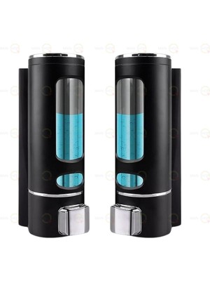 MAİN SHOP Duvara Monte Manuel Sabunluk El Sıvı Lavabo Sabunluk 400 ml x 2 = 800 ml ( 2 Adet Sabunluk ) M-52