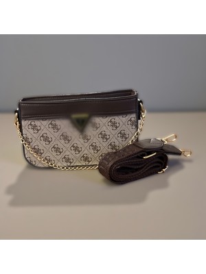 Gözde Mağazacılık Kadın El Omuz Çanta Kolon ve Zincir Askılı Suni Deri Şık Tasarım Casual Kullanım