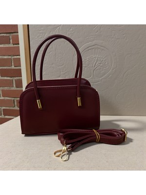 Gözde Mağazacılık Zarif Şık Gold Detaylı Kadın Mini Çanta