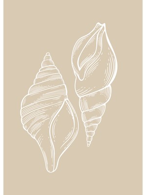 Fuart.Co Kum Rengi Sır Dijital Baskı Poster (Çerçevesiz)Sea World Poster Serisi Sefu