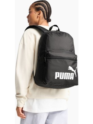 Puma Phase Unisex 22 L Sırt Çantası Osfa Siyah - Beyaz