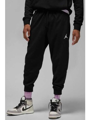 Nike Jordan Dri Fit Sport Crossover Fleece Pant Black Lastik Paçalı Günlük Eşofman Altı Siyah
