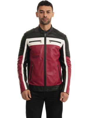 Bueno Shoes Siyah Kırmızı/beyaz Deri Deri Mont 15K1929 15K1929