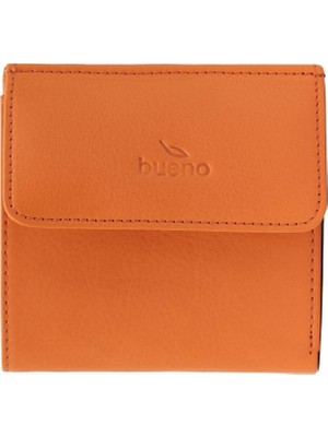Bueno Shoes Turuncu Deri Kadın Cüzdan 01WC2005 01WC2005