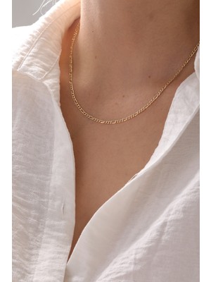 Yavuz Kuyumculuk 14 Ayar Altın Figaro Zincir