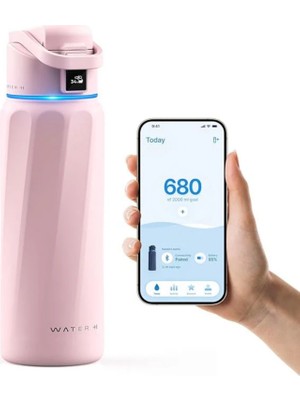 WaterH Boost Akıllı Termos - Hidrasyon Takibi Yapan, Yalıtımlı 710 ML/(24OZ) Akıllı Şişe