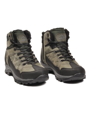 Walkway 980 Içi Kürklü Kaymaz Soğuğa Dirençli Haki Unisex Bot