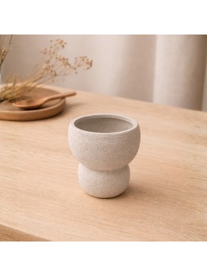 Homing Nido Gri Tasarım Seramik Vazo 242468