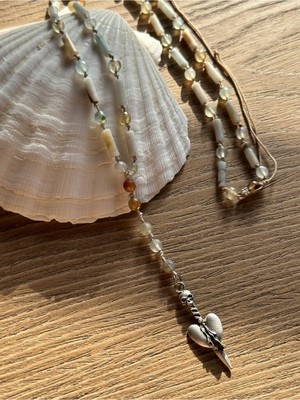 CAPO By Aytaç Yamaç Amazonit Doğal Taşlı Kanayan Kalp Kolye Kova Balık Yengeç Burcu Doğal Taş Kolye