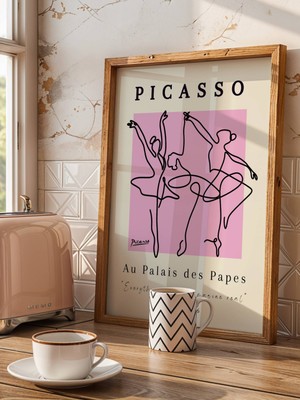 Fuart.Co Picasso Balerin Picasso Sanatı Poster Dijital Baskı Poster (Çerçevesiz) Psfu