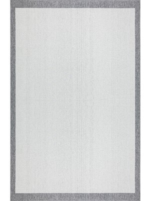 Halı Sepeti Woolhome Naturel Sisal 2001 Krem Antrasit Kolay Temizlenebilen Kaymaz Salon Mutfak Halısı