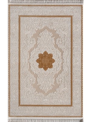 Halı Sepeti Artemis Halı Vanessa 06150H Krem Gold Halı Yumuşak Dokulu Salon Koridor Mutfak Yatak Odası Halısı