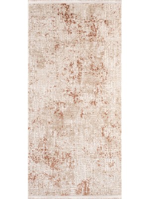 Halı Sepeti Artemis Halı Eva 01107J Bej Terra Halı Yumuşak Dokulu Salon Koridor Mutfak Yatak Odası Halısı