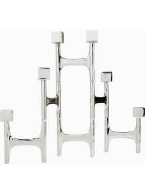 Polspotten Square Folding Alüminyum Mumluk