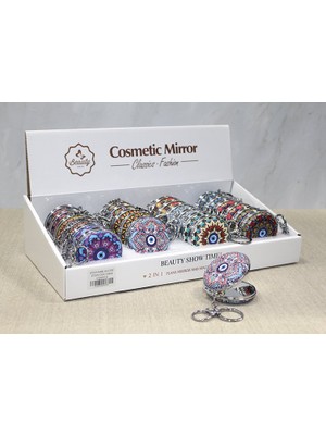 River World Seri B Anahtarlık El Aynası Taşlı