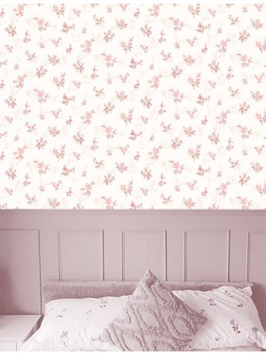 Golden DUVAR KAĞIDI - BORDÜR Bahar Serisi Çiçek Desen Soft Renkler Dekoratif Nonwoven 5.2m² Duvar Kağıdı