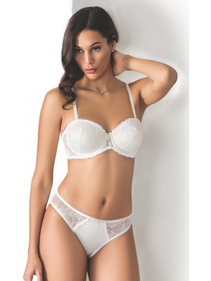 Pileli Store Pilelistore Brode Kaplı Taşlı Sütyen Takım Kadın 5155