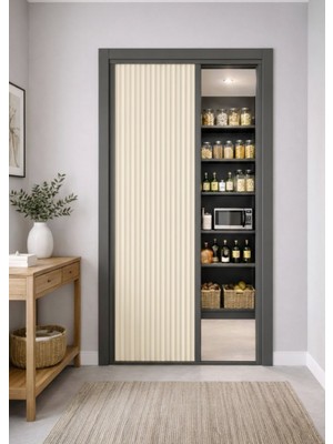 Oneplise Premium Seri Kapı Seperatörü - Estetik Akordiyon Plise Perdesi Ölçü Aralığı ( 0-100 cm x 0-230 cm )