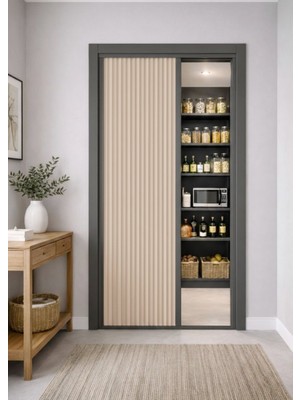 Oneplise Premium Seri Kapı Seperatörü - Estetik Akordiyon Plise Perdesi Ölçü Aralığı ( 0-100 cm x 0-230 cm )