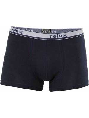 ModaSize Relax Pamuklu Esnek Erkek Boxer Lacivert - 1268A