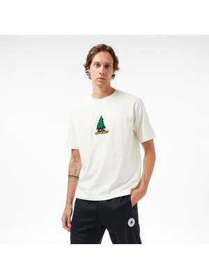 Converse Baskılı Erkek Krem T-Shirt.eg7