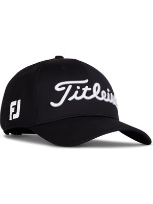 Titleist Tour Performans Golf Şapkası TH22ATPN2-01 Siyah/beyaz